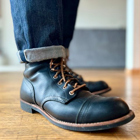 View photo of Red Wing Iron Ranger in S.B. Foot Black Harness