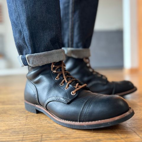 View photo of Red Wing Iron Ranger in S.B. Foot Black Harness