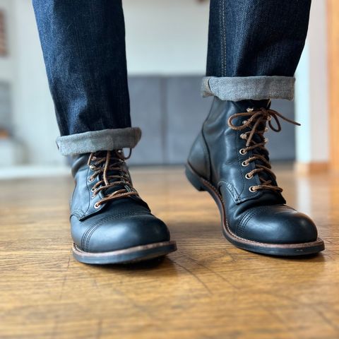 View photo of Red Wing Iron Ranger in S.B. Foot Black Harness