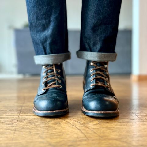 View photo of Red Wing Iron Ranger in S.B. Foot Black Harness