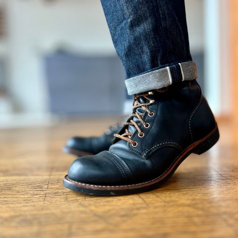 View photo of Red Wing Iron Ranger in S.B. Foot Black Harness