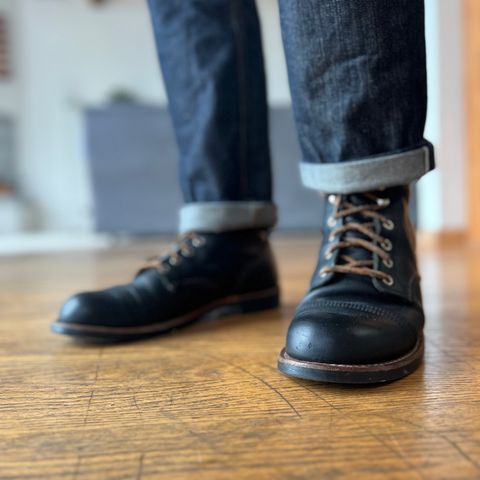 View photo of Red Wing Iron Ranger in S.B. Foot Black Harness