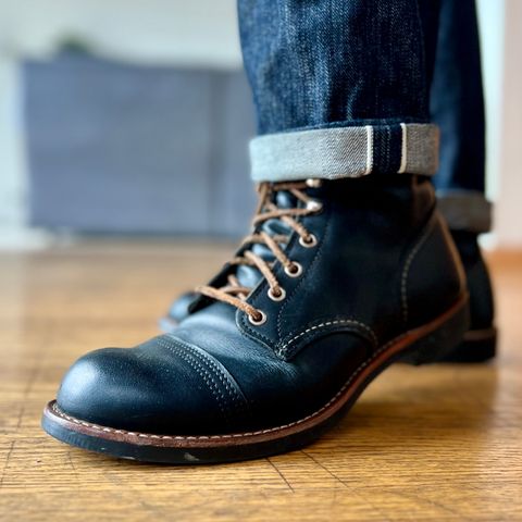 View photo of Red Wing Iron Ranger in S.B. Foot Black Harness