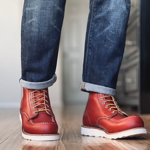 View photo of Red Wing 6-Inch Classic Moc in S.B. Foot Oro-Russet Portage