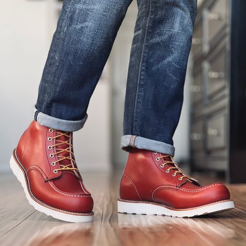 View photo of Red Wing 6-Inch Classic Moc in S.B. Foot Oro-Russet Portage