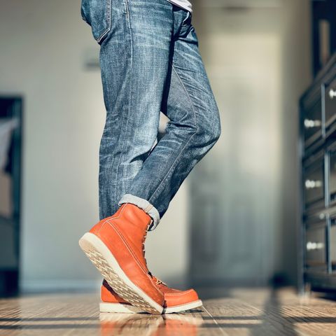 View photo of Red Wing 8-Inch Classic Moc in S.B. Foot Oro Legacy