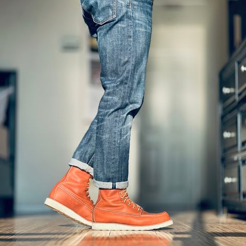 View photo of Red Wing 8-Inch Classic Moc in S.B. Foot Oro Legacy