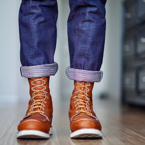 View photo of Red Wing 8-Inch Classic Moc in S.B. Foot Oro Legacy