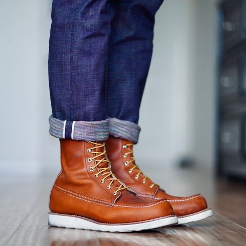 View photo of Red Wing 8-Inch Classic Moc in S.B. Foot Oro Legacy