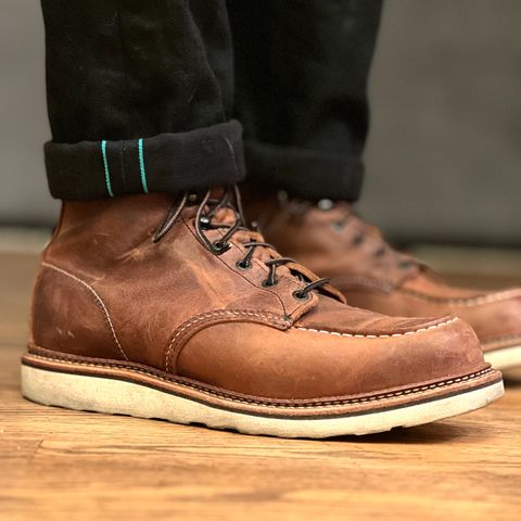 Search result thumbnail of Red Wing 6-Inch Classic Moc in S.B. Foot Copper Rough and Tough