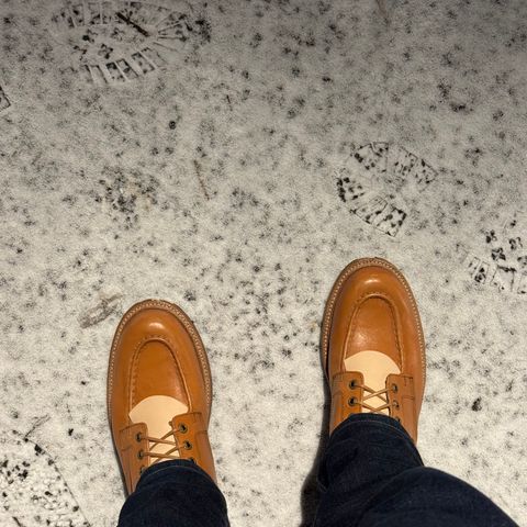 Grant Stone Brass Boot in Horween Tan Essex