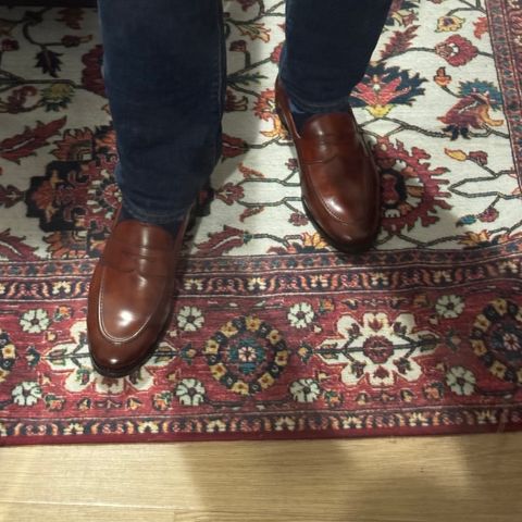 Allen Edmonds Randolph 2.0 Penny Loafer in Chili Museum