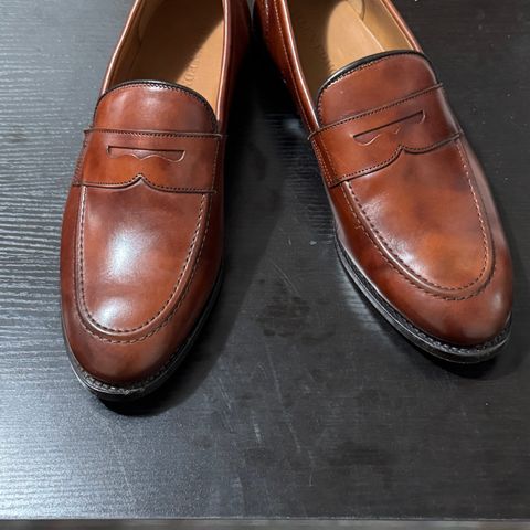 Allen Edmonds Randolph 2.0 Penny Loafer in Chili Museum