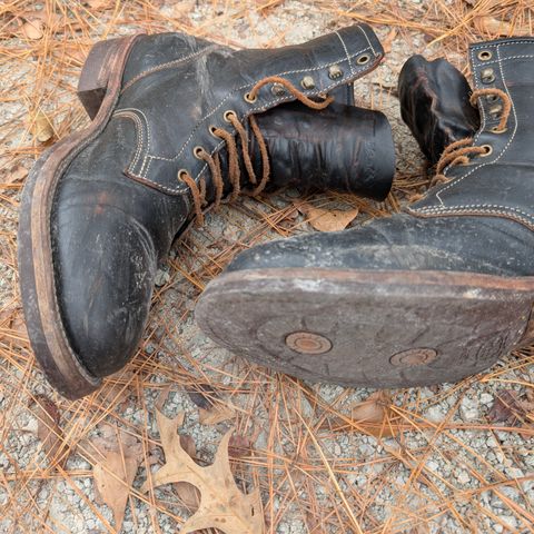 Jakkrabbits Custom Model in Shinki Black Antique Horsehide