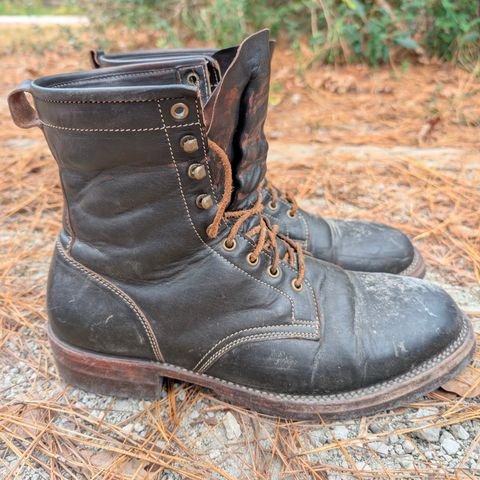 Jakkrabbits Custom Model in Shinki Black Antique Horsehide