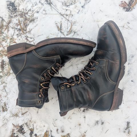 Jakkrabbits Custom Model in Shinki Black Antique Horsehide