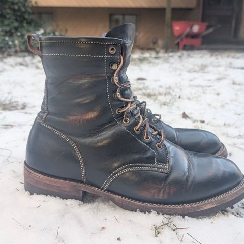 Jakkrabbits Custom Model in Shinki Black Antique Horsehide