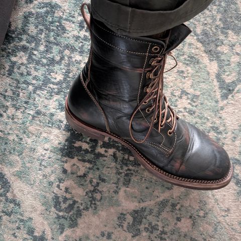 Jakkrabbits Custom Model in Shinki Black Antique Horsehide