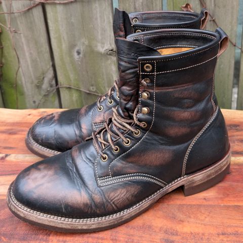 Jakkrabbits Custom Model in Shinki Black Antique Horsehide