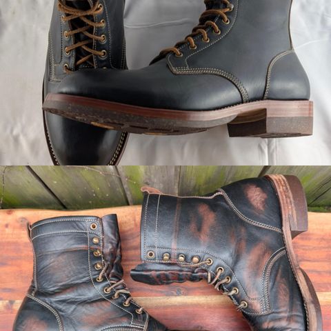 Jakkrabbits Custom Model in Shinki Black Antique Horsehide