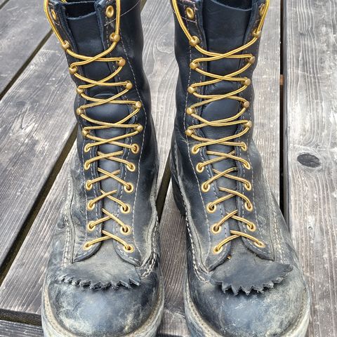 Wesco Jobmaster in Stock Black Leather