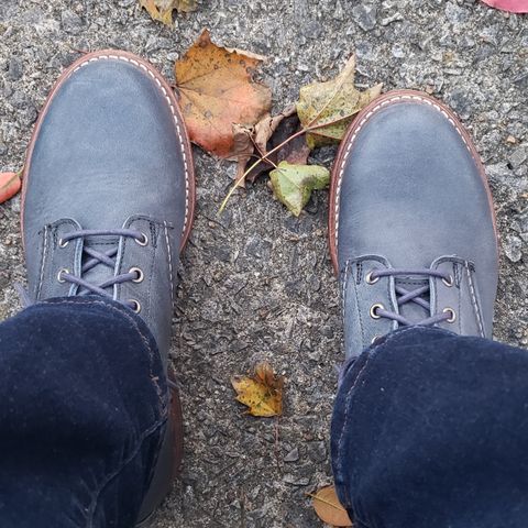Wolverine 1000 Mile Plain-Toe Boot in Horween Olive Tanned