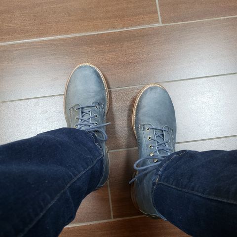 Wolverine 1000 Mile Plain-Toe Boot in Horween Olive Tanned