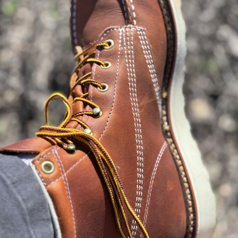 Thorogood American Heritage 6" Moc Toe in Tobacco Gladiator Oil-Tanned
