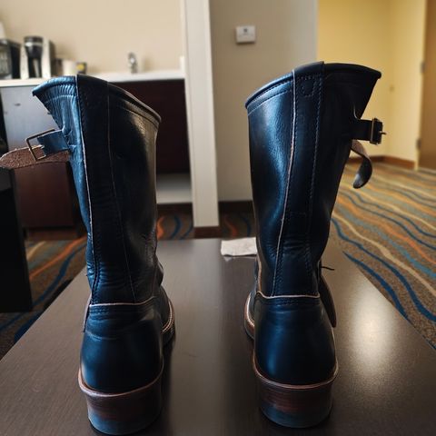 John Lofgren Wabash Engineer Boots in Black
