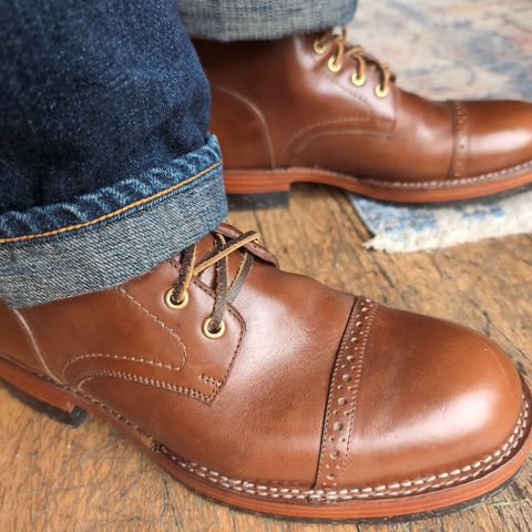 BLKBRD Blkbrd Shoemaker/Luchador-Z Service Boot in Maryam Toscanello Horsebutt