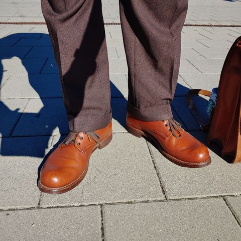 View photo of Red Wing Work Oxford in S.B. Foot Brick Settler