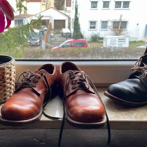 View photo of Red Wing Work Oxford in S.B. Foot Brick Settler