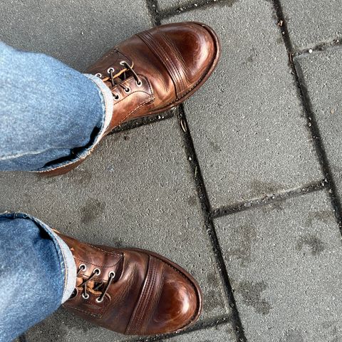 View photo of Red Wing Iron Ranger in S.B. Foot Copper Rough and Tough