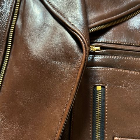 View photo of Rugged West Rugged Rider in Two Tone Brown Steerhide & Black Cotton Liner