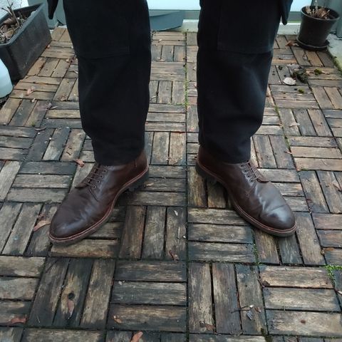 Meermin Service Boot in Rust Waxy Calf