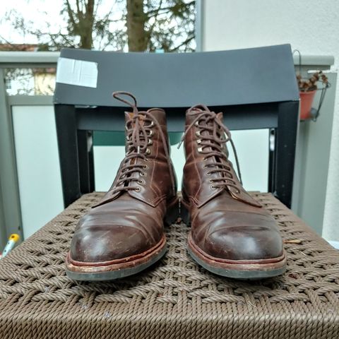 View photo of Meermin Service Boot in Rust Waxy Calf