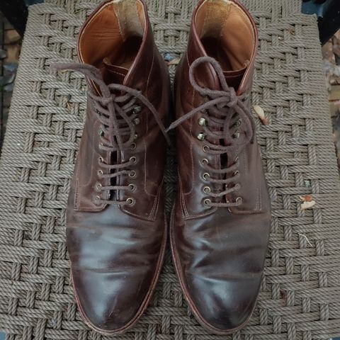 View photo of Meermin Service Boot in Rust Waxy Calf