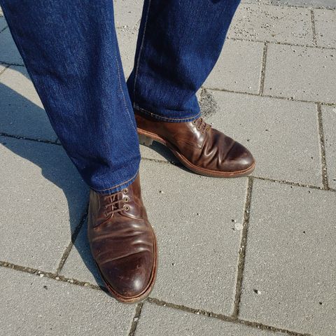 View photo of Meermin Service Boot in Rust Waxy Calf