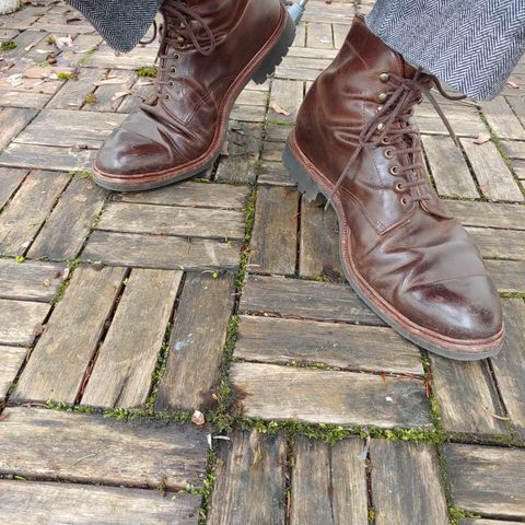 View photo of Meermin Service Boot in Rust Waxy Calf