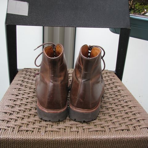 View photo of Meermin Service Boot in Rust Waxy Calf