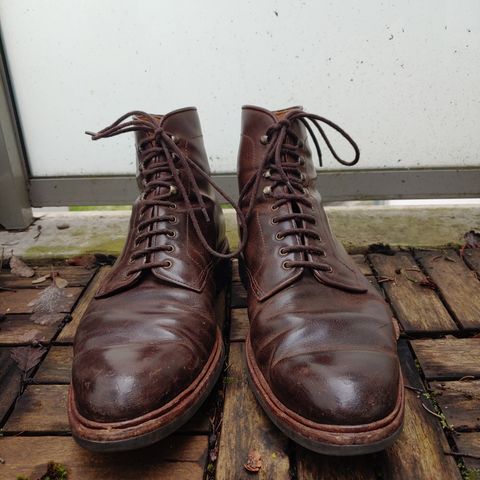 View photo of Meermin Service Boot in Rust Waxy Calf