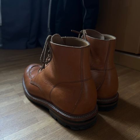 View photo of Grant Stone Brass Boot in Horween Tan Essex