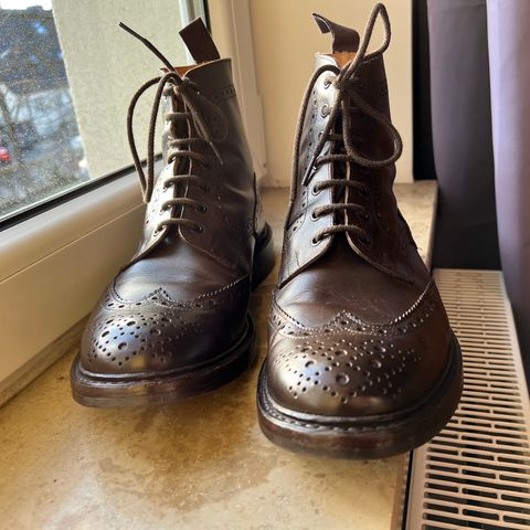 Tricker's Stow Country Boot in Espresso Burnished Calf