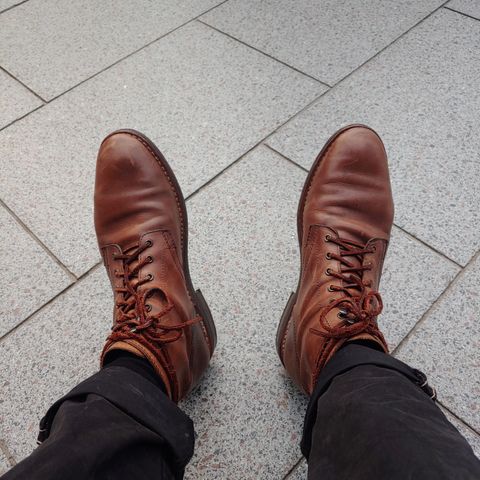 Thursday President in Horween Natural Chromexcel