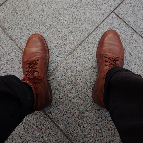 Thursday President in Horween Natural Chromexcel