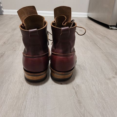 White's 350 Cutter in Horween Burgundy Chromexcel