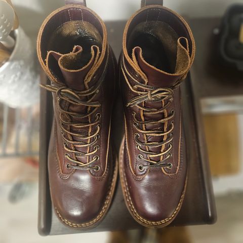 White's 350 Cutter in Horween Burgundy Chromexcel