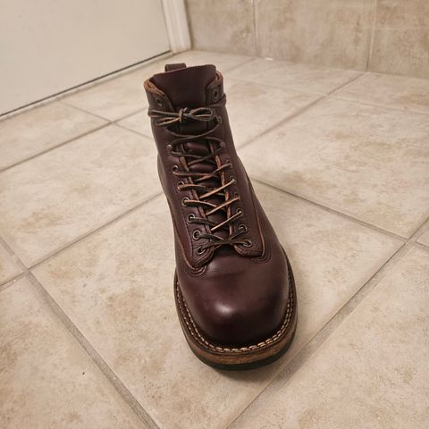 White's 350 Cutter in Horween Burgundy Chromexcel