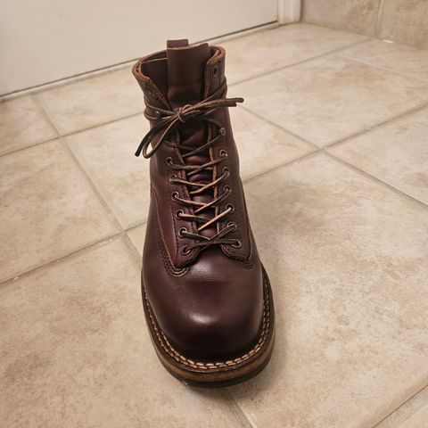 White's 350 Cutter in Horween Burgundy Chromexcel