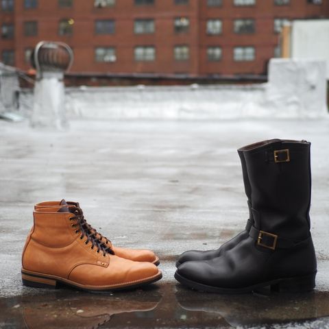 Iron Boots Type 1 in Maryam Natural Horsehide